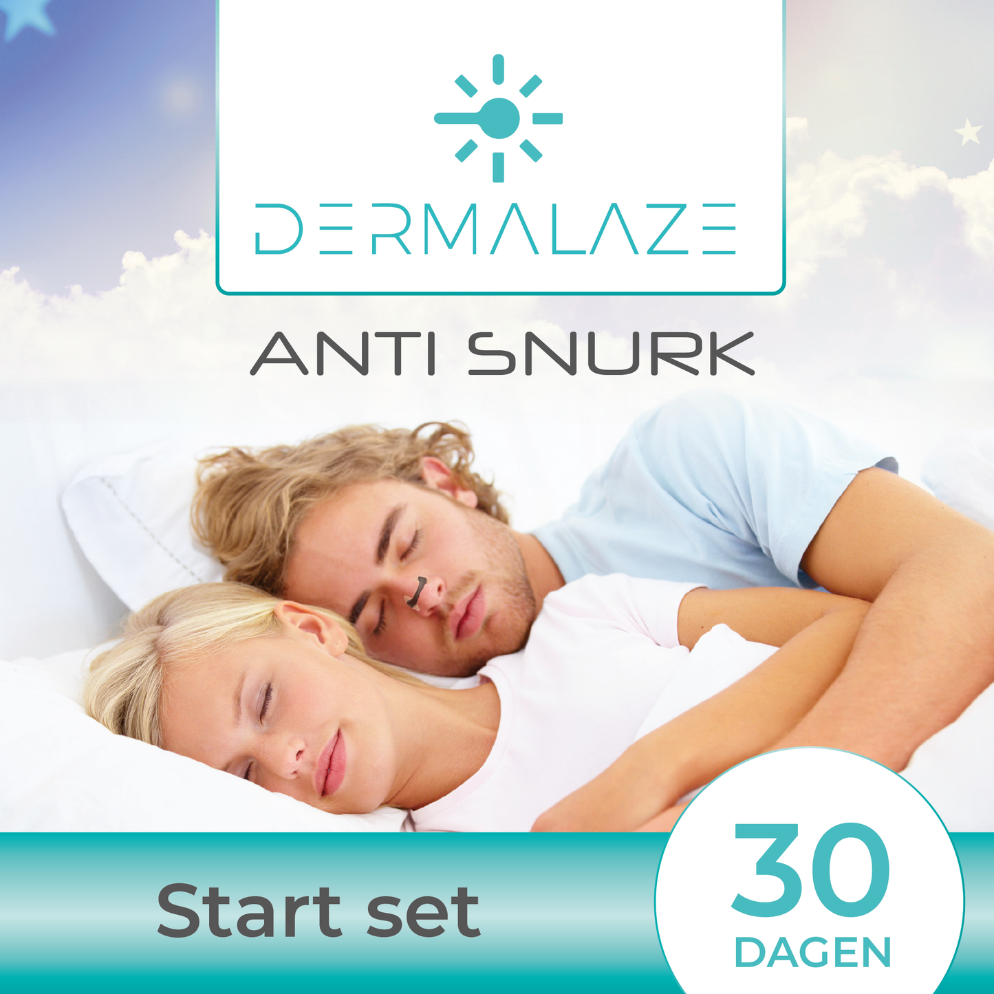 Dermalaze Anti-Snurk Magnetische Neusclips – 30 Paar Neusspreiders tegen Snurken – Herbruikbare Snurkbeugels voor Betere Ademhaling en Nachtrust