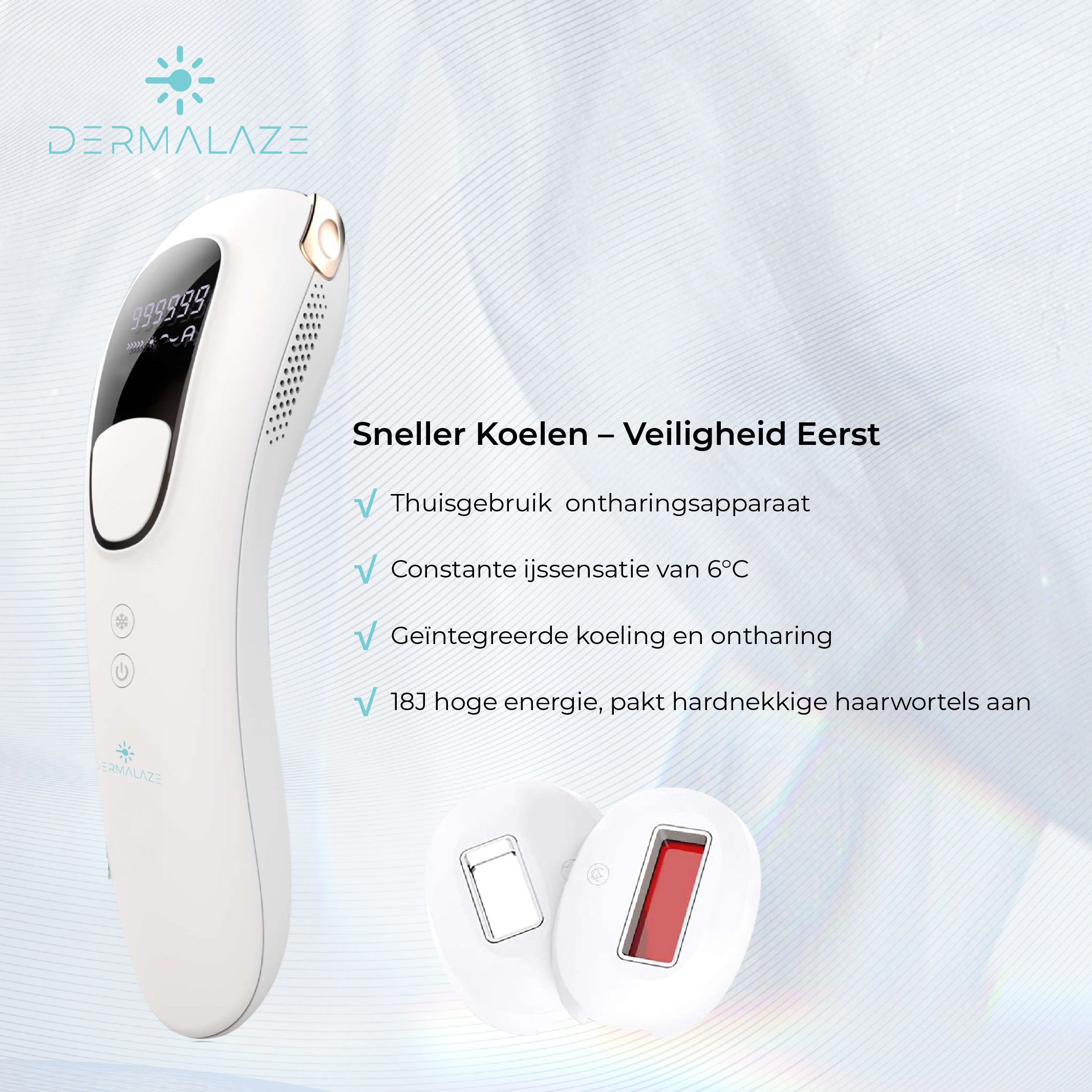 Dermalaze IPL Ontharingsapparaat 2.0