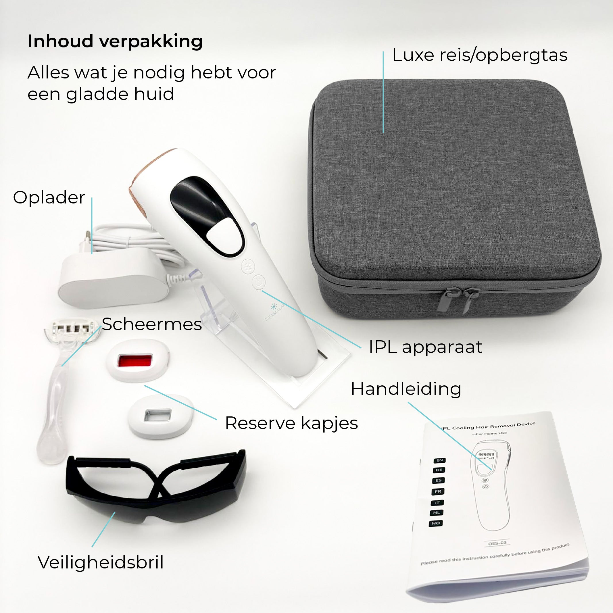 Dermalaze IPL Ontharingsapparaat 2.0