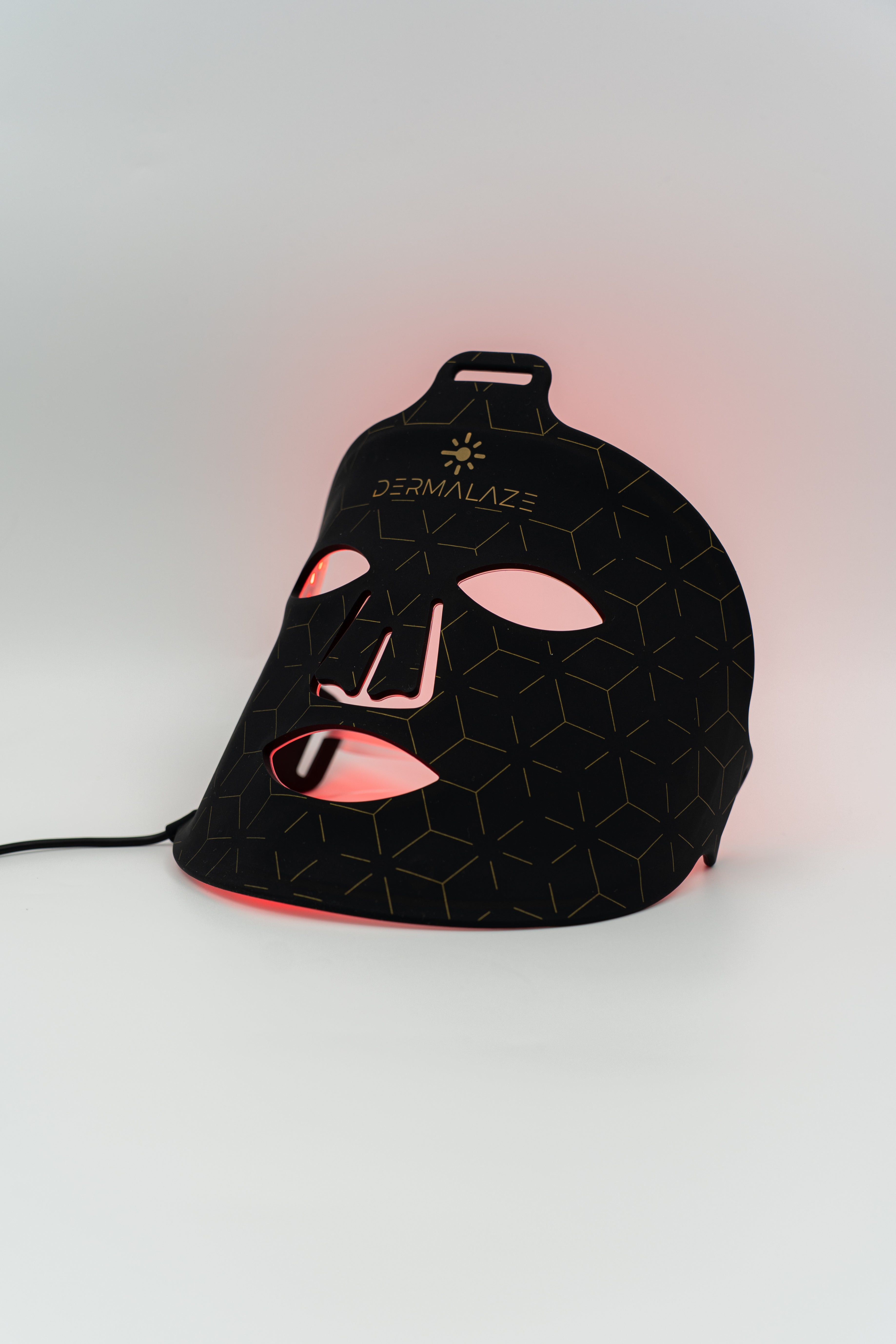 Dermalaze LED Gezichtsmasker – Zwart