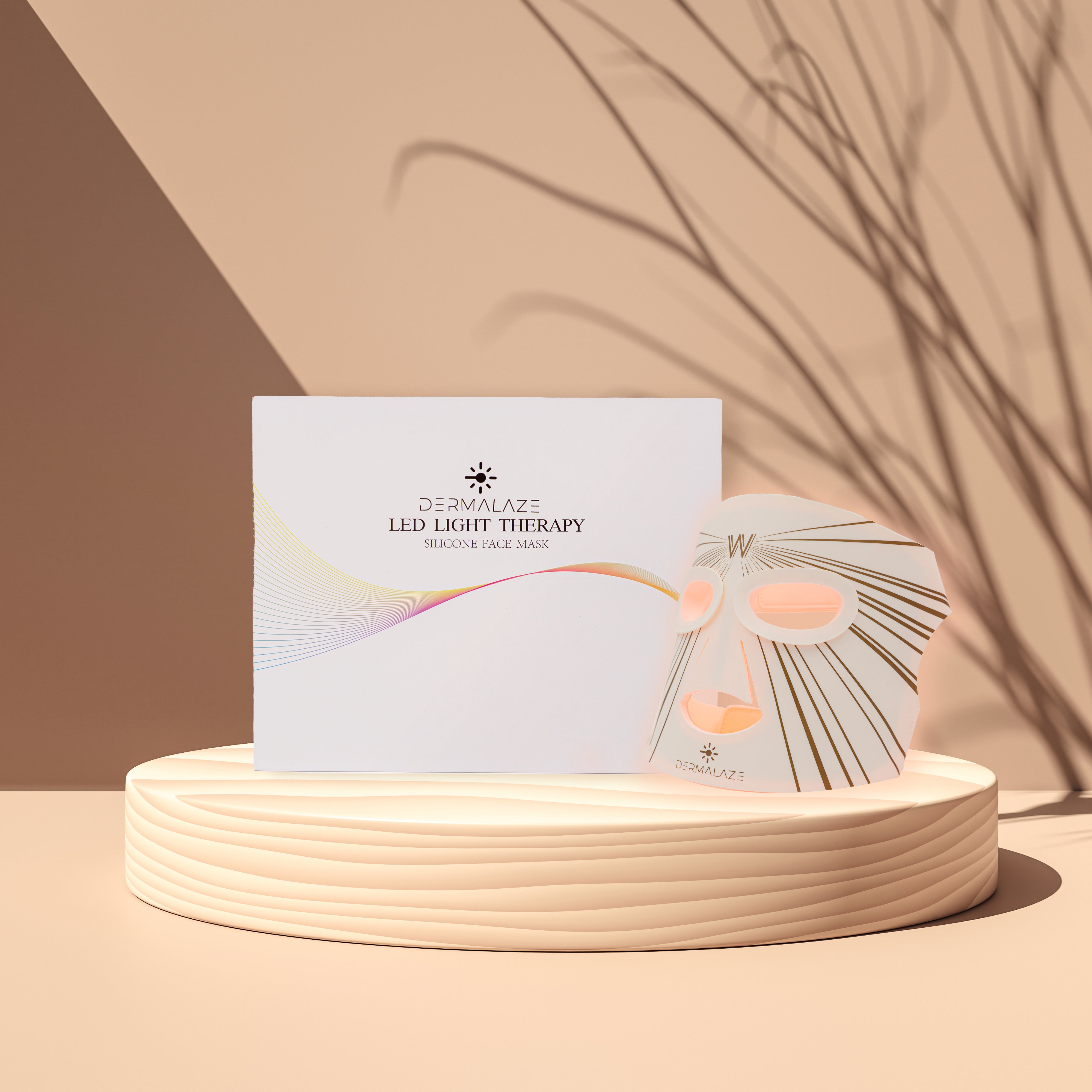 Dermalaze LED Gezichtsmasker – Wit