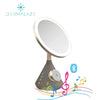 Dermalaze LED Make-up Spiegel – 3 Lichtstanden, Bluetooth Speaker, Draadloos Opladen & USB Poort – Luxe Compact Design